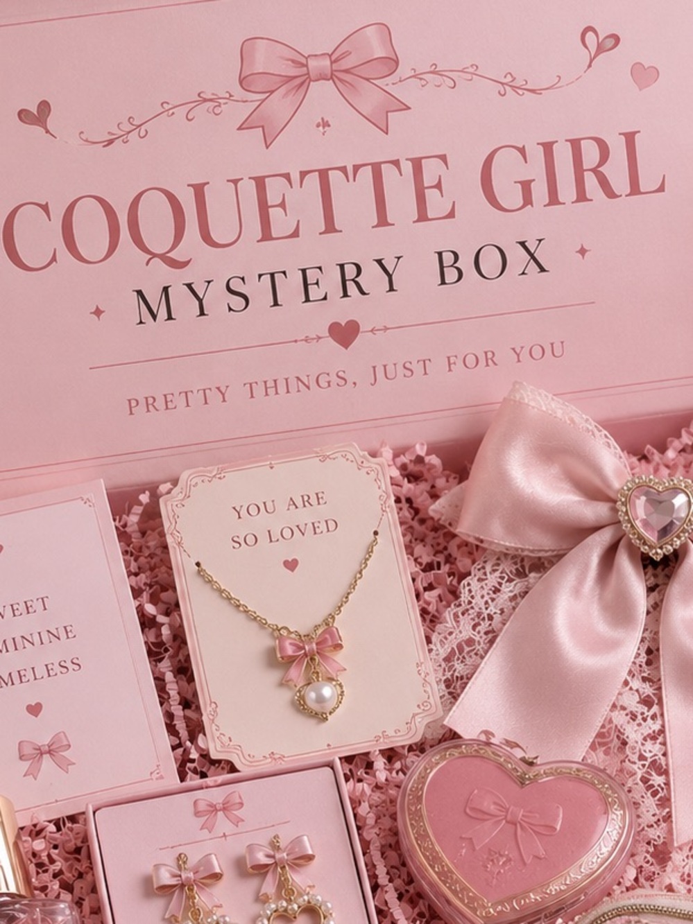 Coquette girl Mystery accessories/ jewelry